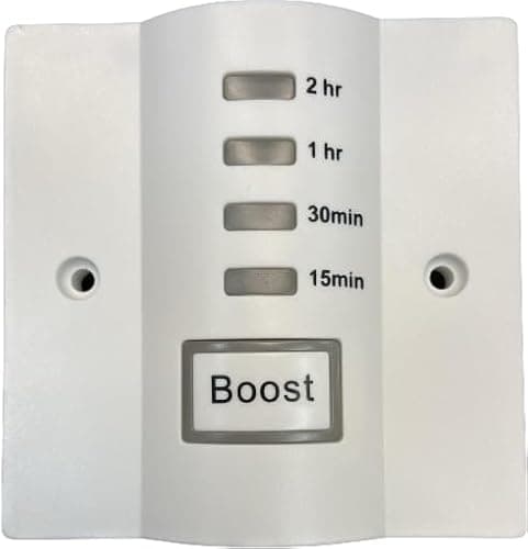 Image of Team Controls Timer Boost Switch Immersion Water Heater Electric Towel Radiator Heating & Lighting - 2 Hour Electronic Boost Timer Socket Box Mount 230 V