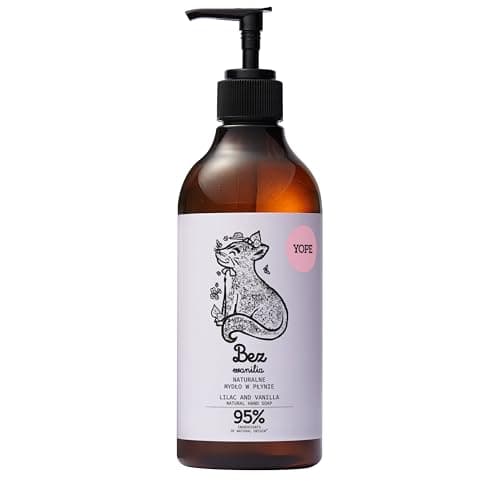 Image of YOPE Natural Hand Wash | Vanilla Extract | Lilac Hydrolate | Neutral pH | Moisturising | Soothing | Lilac and Vanilla 500 ml