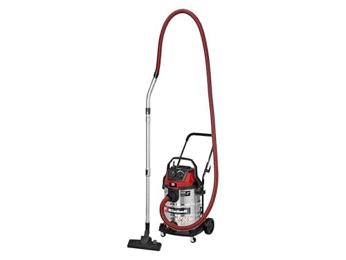 Image of Einhell Water and dust vacuum cleaner TC-VC 3080 SACL (1150 W, capacity 220 mbar, tank 30 l, filtration class L, HEPA filter, filter cleaning, servo socket, with accessories)