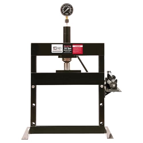 Image of SIP 10 Ton Hydraulic Press, Bench Workshop Shop Press, Manually Operated