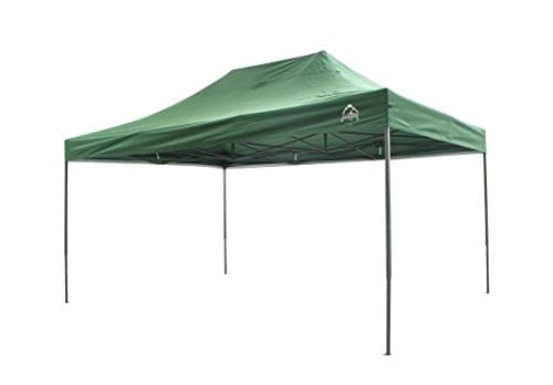 Image of All Seasons Gazebos 3x4.5m Pop Up with Accessories | Heavy Duty, Fully Waterproof, High-Grade Materials (Green)