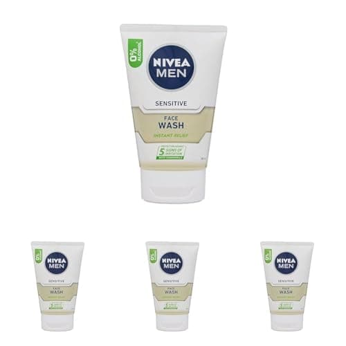 Image of NIVEA MEN® Sensitive Face Wash 100ml (Pack of 4)