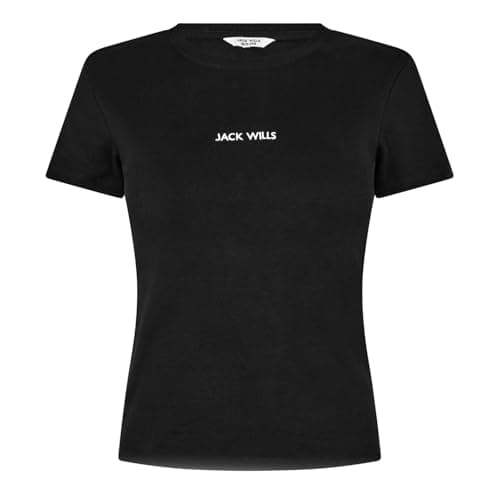 Image of Jack Wills Womens Baby T-Shirt Black 8