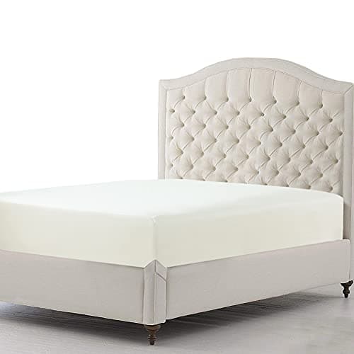 Image of Sapphire collection 300 Thread Count 100% Egyptian Cotton Fitted Sheets (King, Cream)