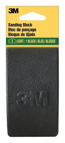 Image of 3M 9292 SandBlaster Rubber Sanding Block for Sandpaper Sheets , 70mm x 125mm, 1 Block