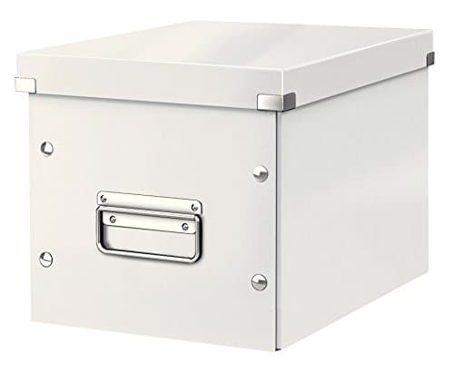 Image of Leitz Medium Storage Cube, White, Click and Store Range, 61090001
