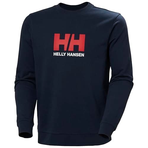 Image of Helly Hansen Men's HH Logo Crew Sweatshirt, 597 Navy, L