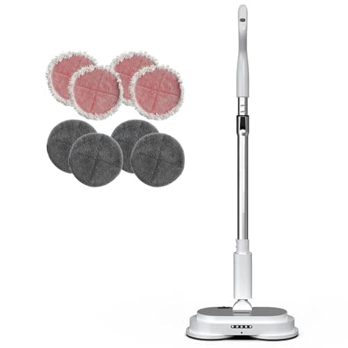 Image of AirCraft Home PowerGlide City+ Cordless Hard Floor Cleaner and Polisher Machine, Good Housekeeping Approved, Lightweight Rechargeable, with 8 Washable Pads