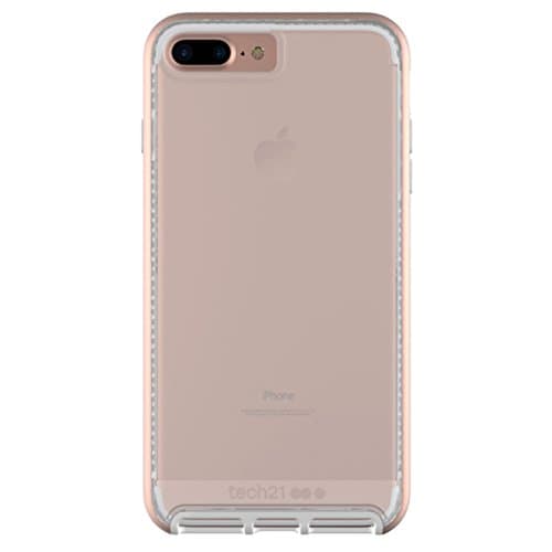 Image of tech21 Evo Elite Mobile Phone Case 14 cm (5.5 Inches) Rose Gold, Transparent – Mobile Phone Cases (Case, Apple, iPhone 7 Plus, 14 cm (5.5 Inches), Rose Gold, Transparent)