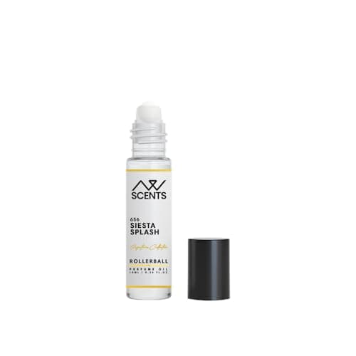 Image of AW SCENTS Afternoon Swim - Inspired Perfume Oil For Men, Women, Unisex - Luxury Long Lasting Quality Scent - Alcohol Free - 656 SIESTA SPLASH 10ml Oil (ROLL ON)