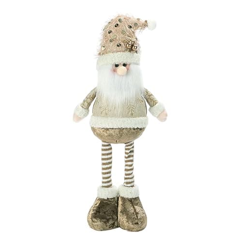 Image of Moonlove Extendable Legs Standing Santa Claus/Reindeer/Snowman Figurine Holiday Christmas Decoration Accessory Xmas Tree Decorative Ornament for Home Office Showcase Party Favor Gift
