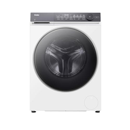 Image of Haier X Series 7 Washing Machine, 10kg, 1400 rpm, A-30 percent Energy Class, Direct Motion Motor, Long Lasting Performance, 14 Programmes, White, 58x60x85 cm -HW100-B14367U-UK