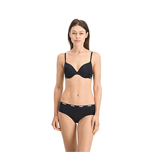 Image of PUMA Womens (1-pack) Push-Up Bra, Black, 36 / B UK
