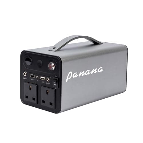 Image of Panana Portable Power Station 333Wh 300W Lithium Battery Pack, Solar Generator Ready with AC/DC/USB Outputs, Compact Backup Power Supply for Camping, Outdoor, Travel & Emergency