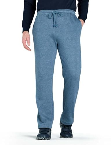 Image of Chums Men's Jogging Bottom Trouser Pants Leisure Pull-On Fleece Joggers Denim 40W / 29L