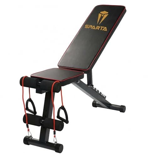 Image of Adjustable Weight Bench Press – Weights Bench for Home Gym, Incline Decline Flat Utility Gym Bench, Sit-Up & Ab Bench for Full Body Workout, Strength Training & Weightlifting