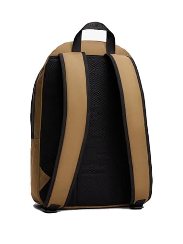 Image of Tommy Hilfiger Men’s Repreve Backpack with Laptop Compartment, Beige (Sandalwood Brown), One Size