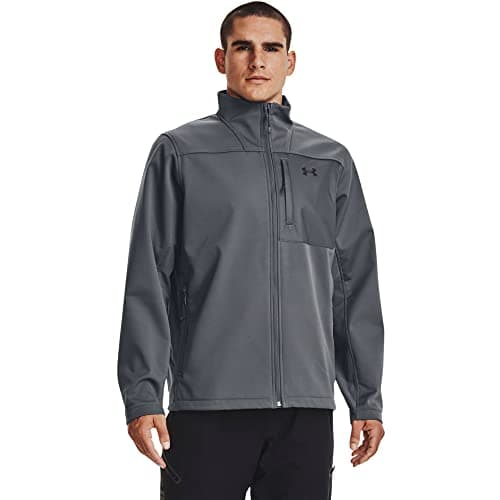 Image of Under Armour Men's ColdGear Infrared Shield 2.0 Soft Shell, (012) Pitch Gray / / Black, M