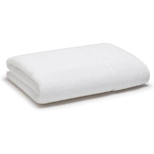 Image of Panda® Bamboo Hand Towel - 50 x 90 cm, White | Soft & Fluffy Organic Bamboo & Cotton | Super Absorbent & Quick Drying | Perfect for Sensitive Hands | Hypoallergenic, Antibacterial & Odour Free
