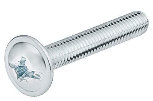 Image of 10 Cabinet Handle Screws for Kitchens, Bathrooms etc. - M4 Machine Screws (30mm)