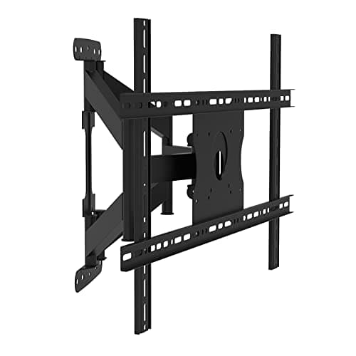 Image of SYLVOX TV Wall Mount Bracket for 40-75 inch Plat Screen TV, 6 articulating dual arms flexible swivel +/- 45°, alloy steel, Max Load 45kg, Max VESA Compatible with 600x400mm, Forward 8°/ backward 5°