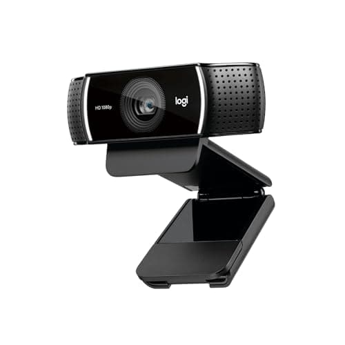 Image of Logitech C922 PRO HD Webcam, 1080p/30 FPS Resolution, Automatic Light Correction with RightLight 2, Dual Noise Cancelling Microphone, Premium XSplit Licensed, Black