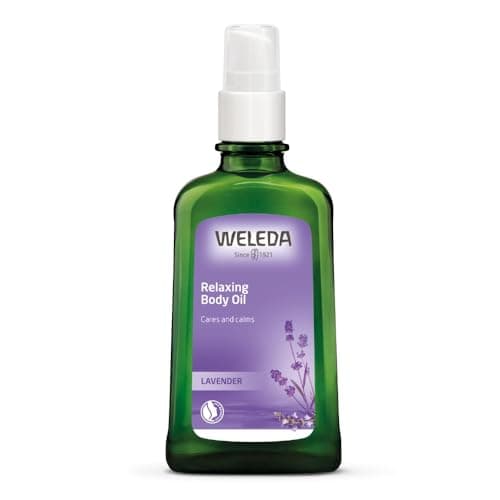 Image of Weleda Lavender Oil, Relaxing Body Oil, Calming Massage Oil, Dermatologically Tested, 100% Certified Natural, Vegan, 100ml