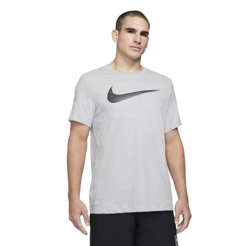 Image of Nike Men's Dri-Fit 2YR Swoosh Training T-Shirt, Dark Grey Marl, XL