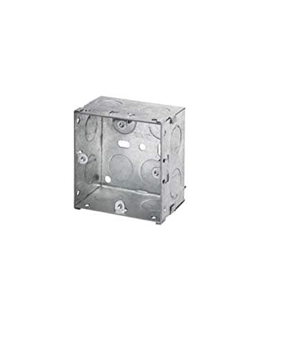 Image of CLICK SCOLMORE Mode 1GANG 47MM DEEP GALVANISED Steel K.O. Box WA097 Pack of 3