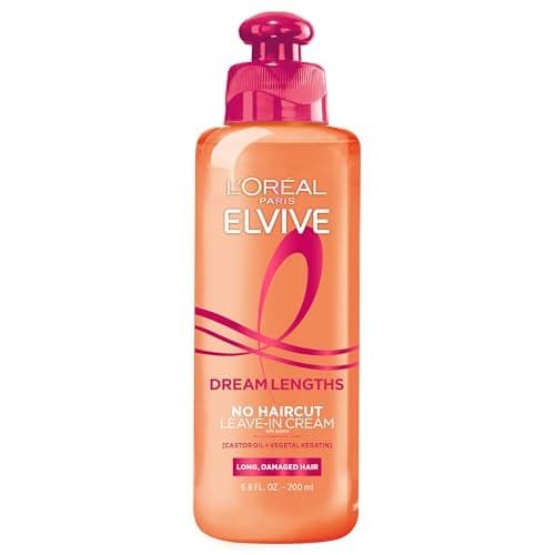 Image of L'Oreal Paris Elvive Dream Lengths No Haircut Cream Leave In Conditioner, 6.8 fl. oz.