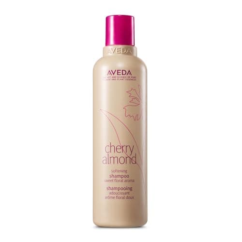 Image of Aveda Cherry Almond Softening Shampoo | Gentle Daily Hair Shampoo | for Normal to Dry Hair | 97% Naturally Derived* | Silicone Free | Iconic Cherry Almond Aroma of Tonka, Orange, Ylang Ylang, 250ml