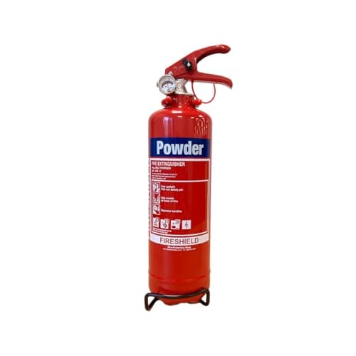 Image of 4-in-1 1kg Dry Powder Fire Extinguisher ABC FireShield for Homes, Cars and Vans