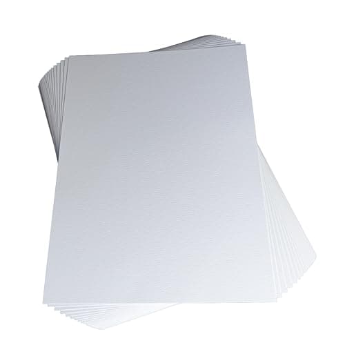 Image of JamJar Print Bright White Heavy Archival Fine Art Paper | 30 Sheets A4 250gsm | Made in the UK | 100% Cotton Rag, Museum Grade