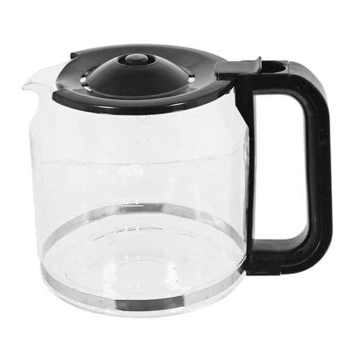 Image of SPARES2GO Glass Jug for De'Longhi ICM15210 ICM15210.1 Filter Coffee Machine (10 Cup)