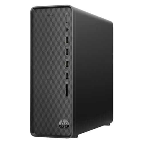 Image of HP Slim S01-pF2007na Desktop PC (Intel Core i7-12700 12th Gen | 8GB DDR4-3200MHz RAM | 512GB NVMe SSD | Intel UHD Graphics 770 | Compact) - Black