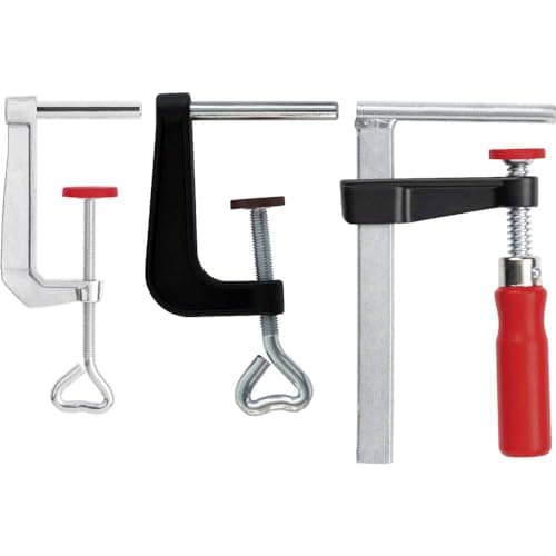 Image of Bessey LM10/5R8 "LM10/5R8" Table Clamp, Red/Black, 100/50 mm