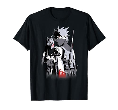 Image of Naruto Shippuden Kakashi Story Limited Color Anime T-Shirt