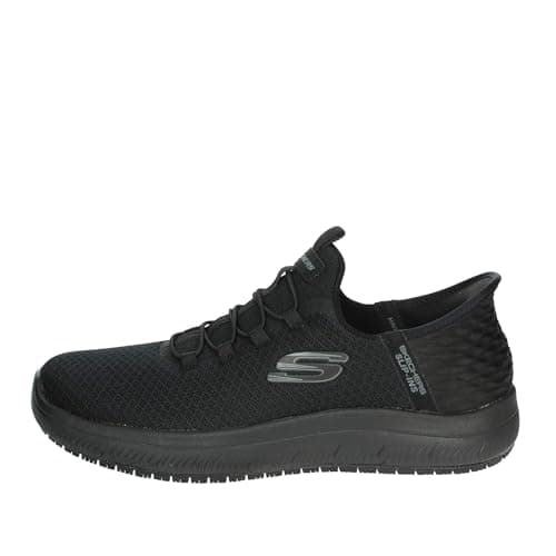Image of Skechers Women's Summits Sr Enslee Trainers, Black Textile, 3 UK