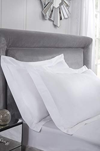 Image of 400 Thread Count Cotton - Oxford Pillowcase Pair in White