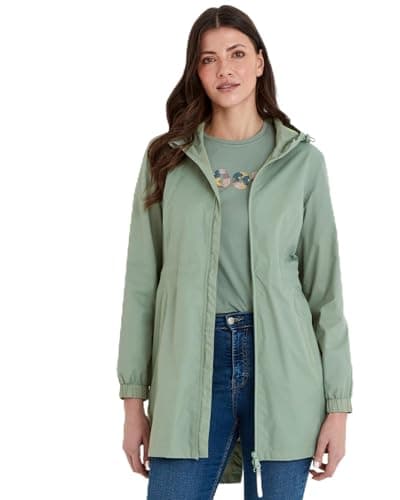 Image of TOG24 Kilnsey Womens Zip Up Packable Lightweight Waterproof Hooded Jacket – Windproof and Breathable