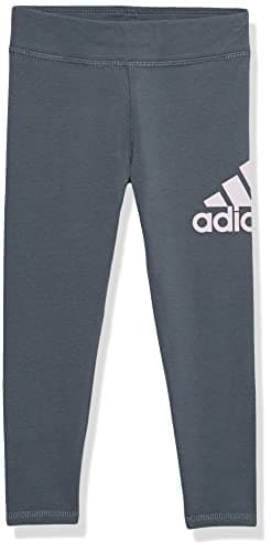 Image of adidas Girls' Active Sport Logo 7/8 Legging Tights, Onix Grey, 10