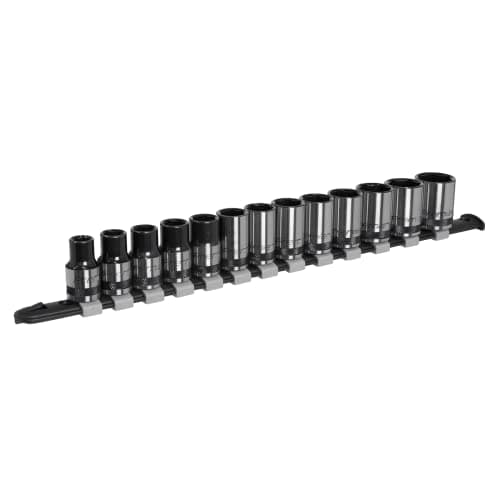 Image of Sealey AK7994 13pc 1/2" Sq Drive Socket Set - Black Series