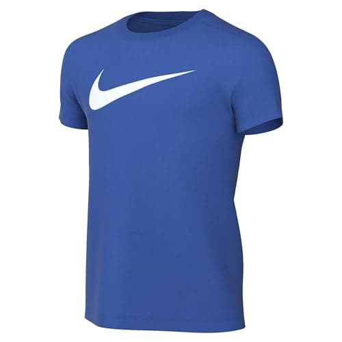 Image of Nike CW6941-463 Y NK DF PARK20 SS TEE HBR Sweatshirt Unisex Adult Royal Blue/White Size L