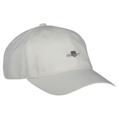 Image of GANT Shield Cotton Twill Cap Baseball, Eggshell, One Size