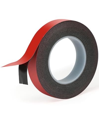 Image of Acual Double Sided Tape Heavy Duty 12mm x 3m, Waterproof Acrylic Foam Mounting Tape 0.6mm Thick, Strong Adhesive for Automotive Trim, LED Strips, Car, Home & Office Decor