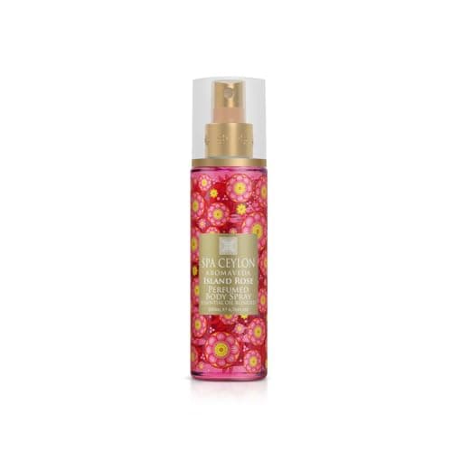 Image of Spa Ceylon Island Rose Body Spray Floral Aromatic Fragrance Mist for Women | Refreshing Body Spray Perfume with Rose Geranium Oil | 200ml