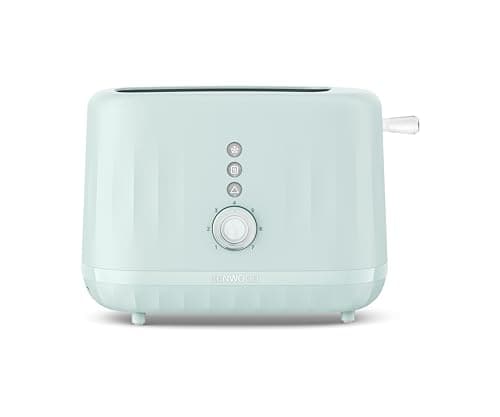 Image of Kenwood Ripple Toaster TCP06.000BL, 2 Slot Toaster with 7 Browning Settings, Reheat, Defrost and Cancel Functions, Pull Crumb Tray, Cord Storage, 850W, Eggshell Blue