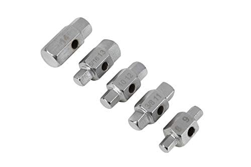 Image of Bluespot 07957 5pce Double Sided Oil Drain Plug Keys