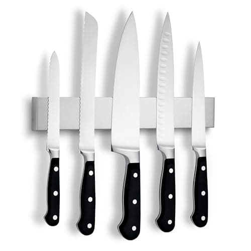 Image of LARHN Magnetic Knife Rack Holder for Wall, 30 cm (12″) - Stainless Steel