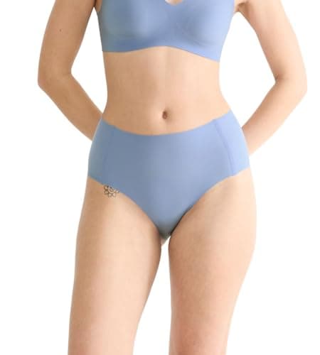 Image of Sloggi Women's Zero Feel 2.0 High Waist Briefs, Chambray, M, Cambric, M